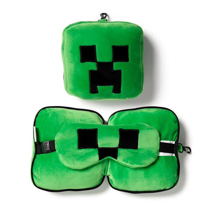 Minecraft Creeper Travel Pillow Eye Mas