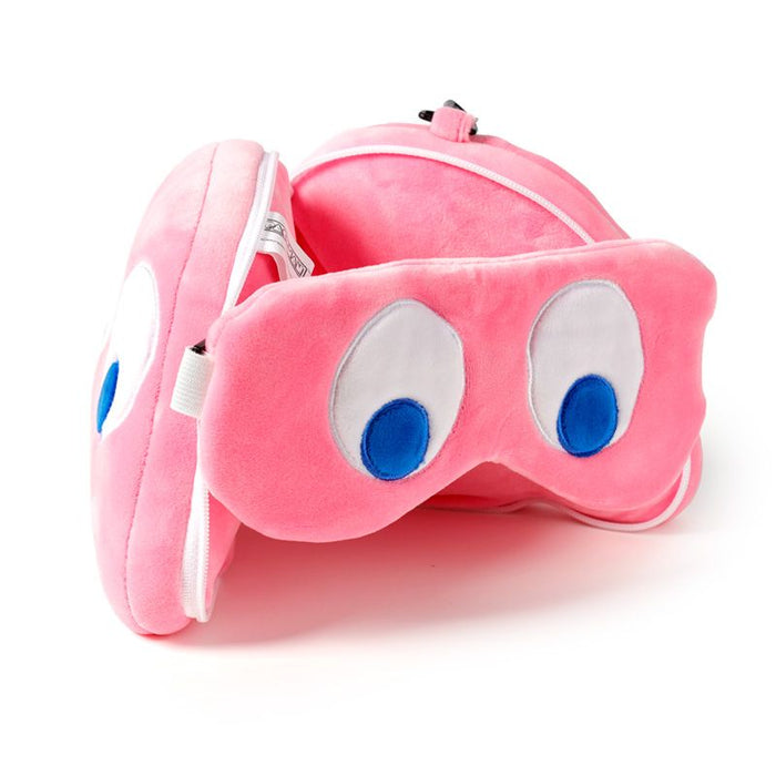 Pac-Man Pink Ghost Travel Eye Mask