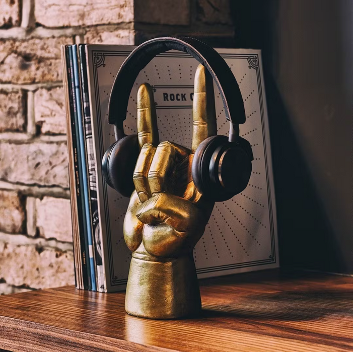 Rock on - headphone stand
