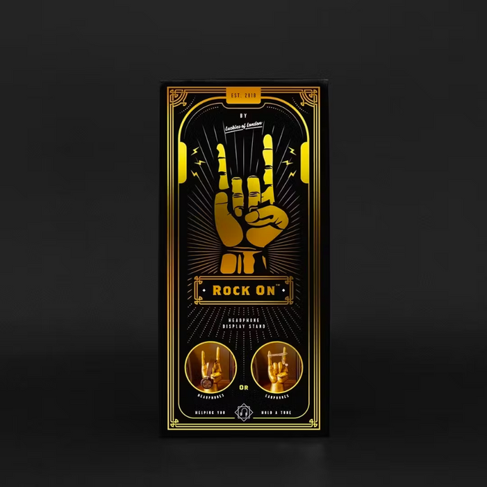 Rock on - headphone stand