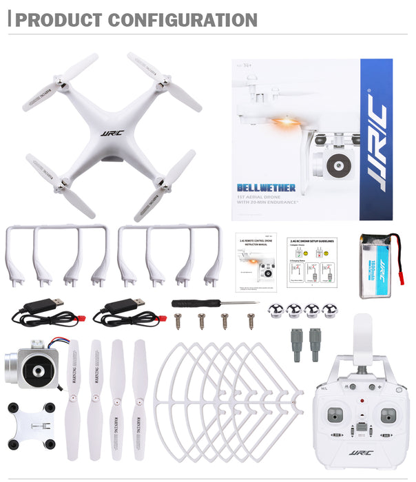 JJRC Headless Quadcopter 6K HD camera Black