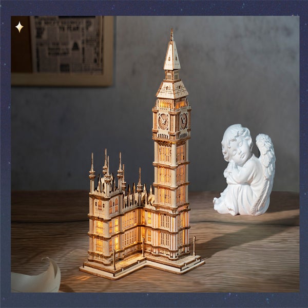 Big Ben With Lights