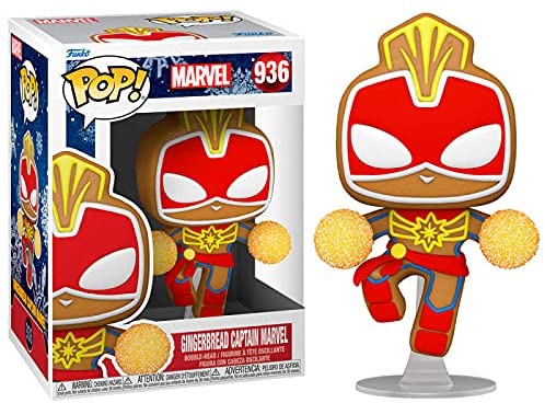 POP Marvel: Holiday- Captain Marvel