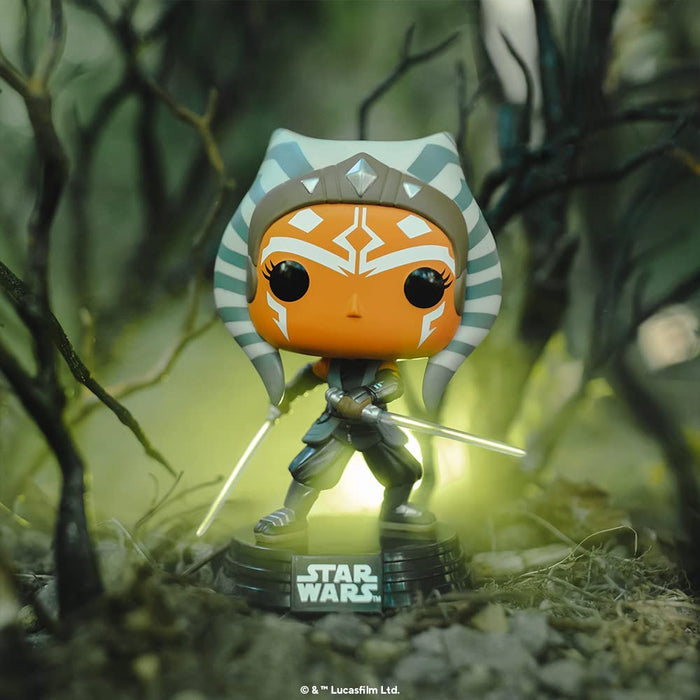 POP Star Wars Mandalorian Ahsoka with Sa