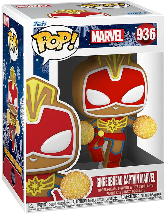 POP Marvel: Holiday- Captain Marvel
