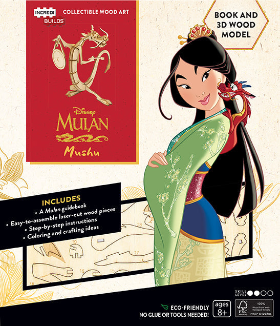 Disney’s Mulan Mushu 3D Wood Model