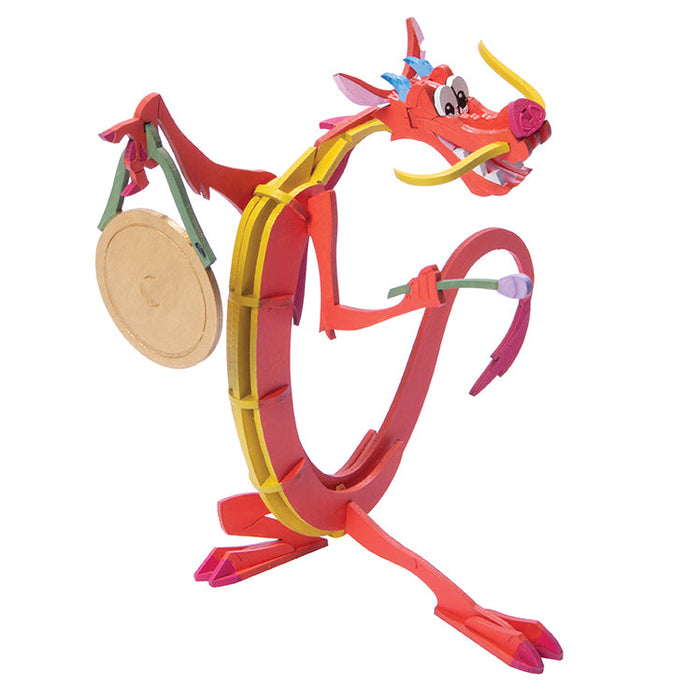 Disney’s Mulan Mushu 3D Wood Model