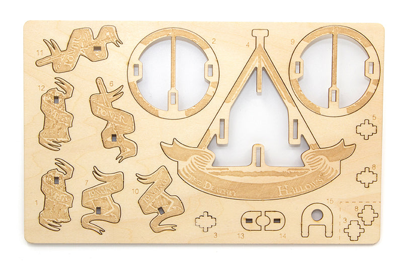 Harry Potter Deathly Hallows 3D Wood Mod