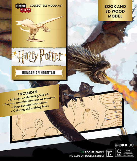 HarryPortter Hungarian Horntail 3D Wood