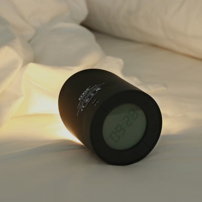 Edge Light Alarm Clock - Black