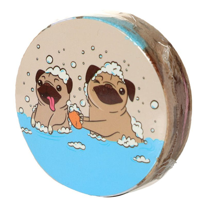 Mopps Pug Compressed Travel Towel