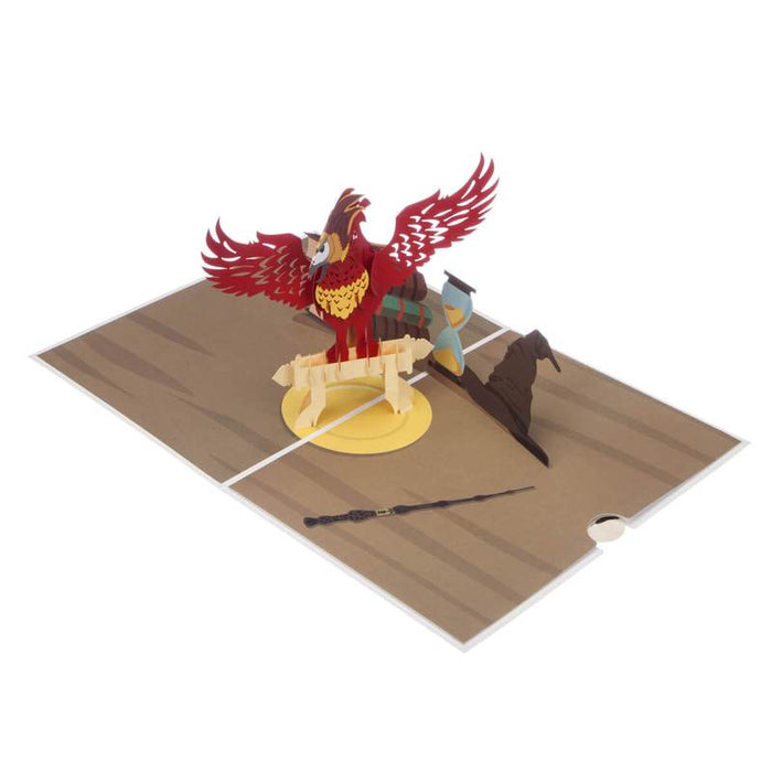 Harry Potter Fawkes Pop Up Card