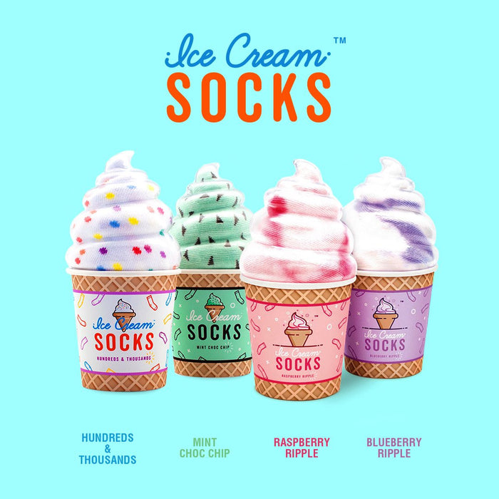 Ice Cream Socks Hundred & Thousands