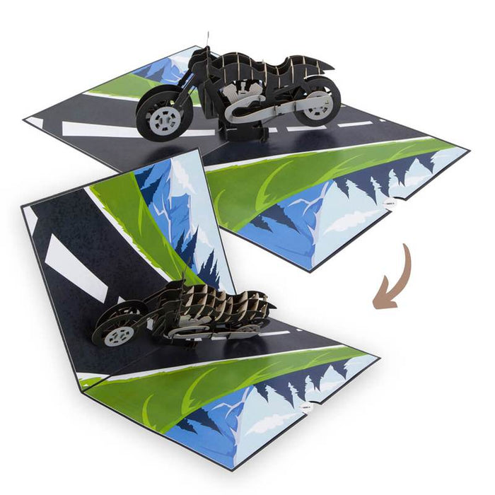 Motorbike Pop Up Card