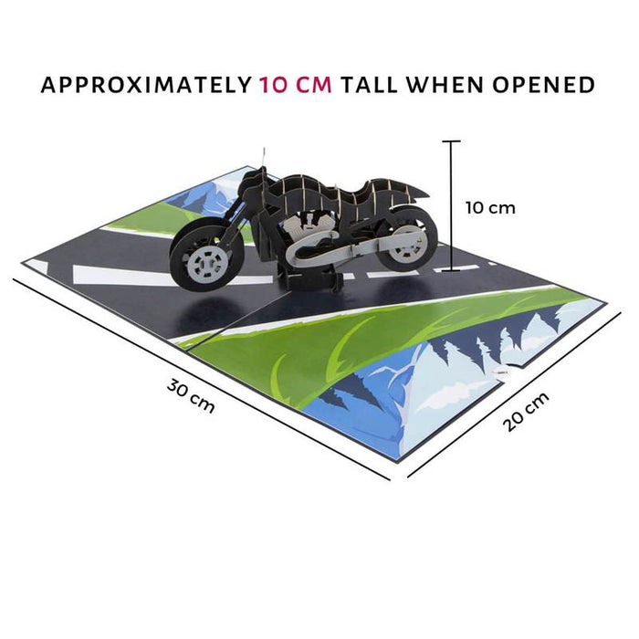 Motorbike Pop Up Card
