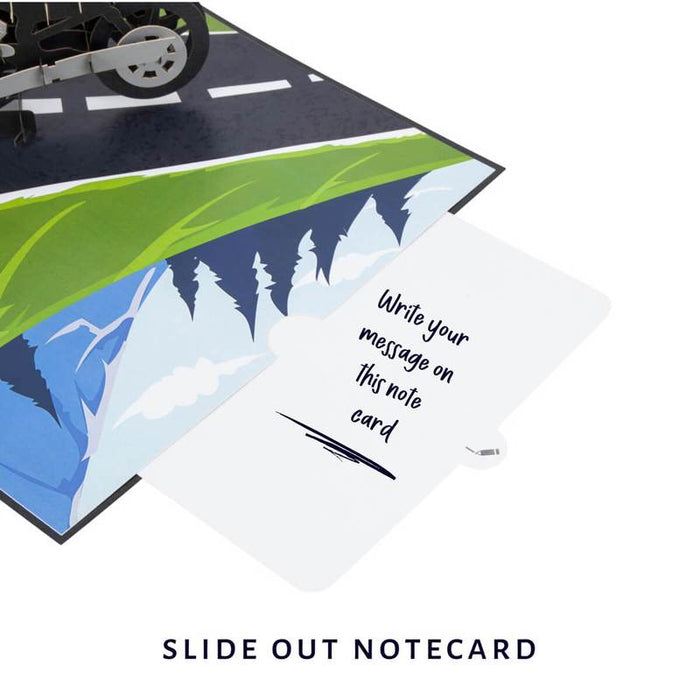 Motorbike Pop Up Card