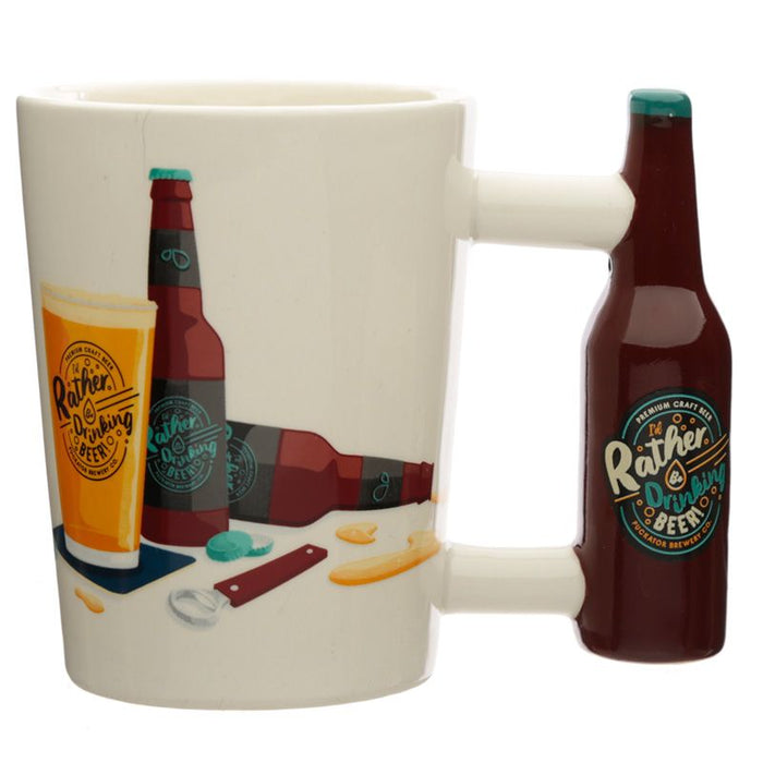 Drinking Beer 3D Mug