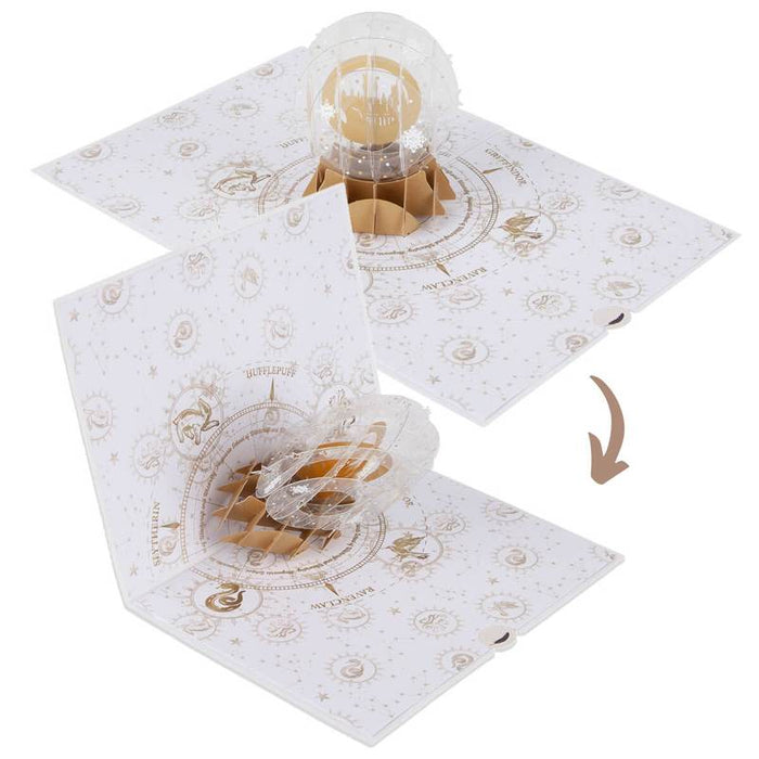 Hogwarts Snowglobe Pop Up Card