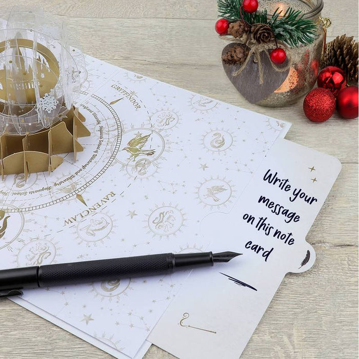 Hogwarts Snowglobe Pop Up Card