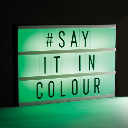 Colour Changing Light Up Message Board