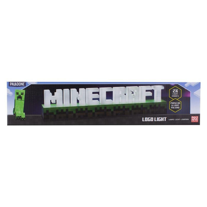 BRAND NEW] Minecraft Logo Light Phase On Pulsing Creeper Christmas Present