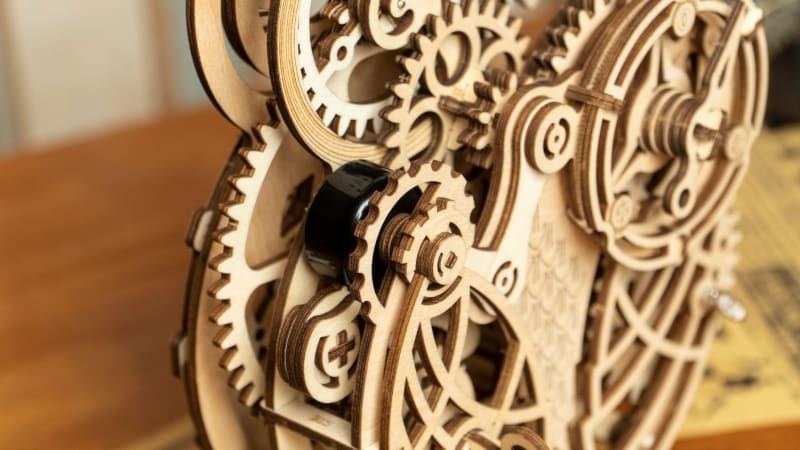 [ROKR] Owl Clock 3D Wooden Puzzle