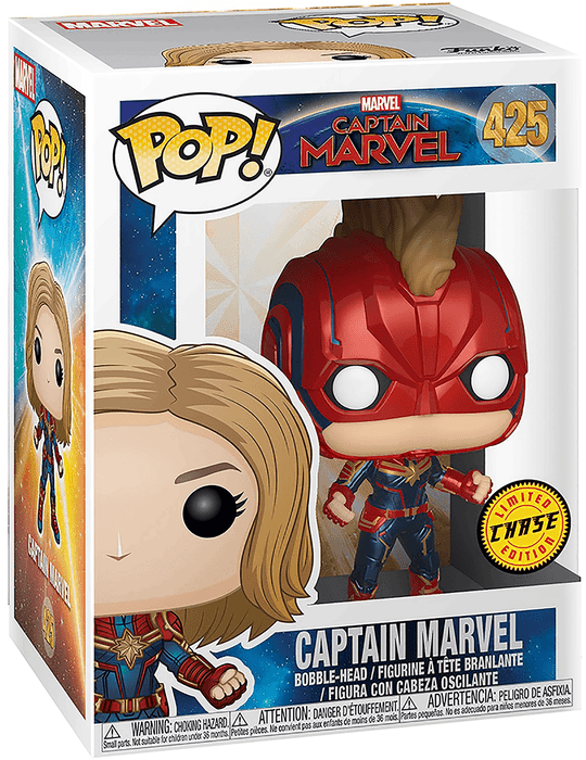 Marvel Captain Marvel w/Chase Pop!