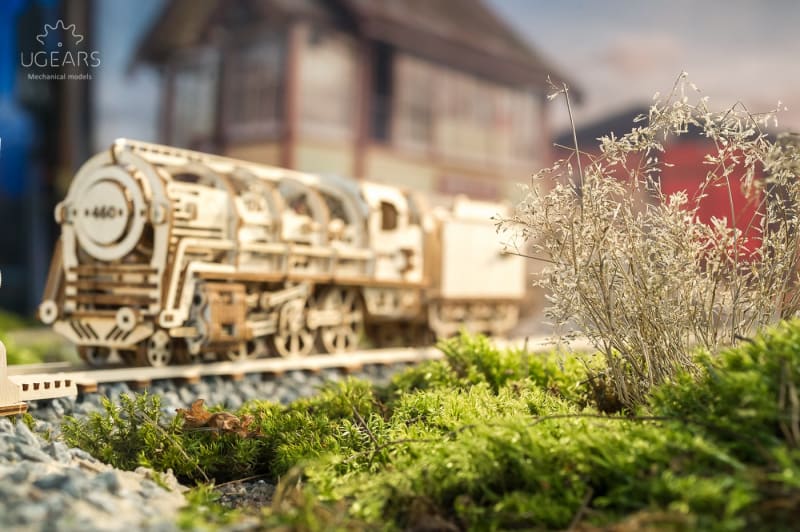 Steam Locomotive with Tender
