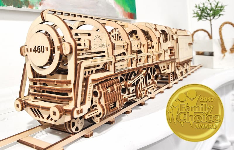 Steam Locomotive with Tender