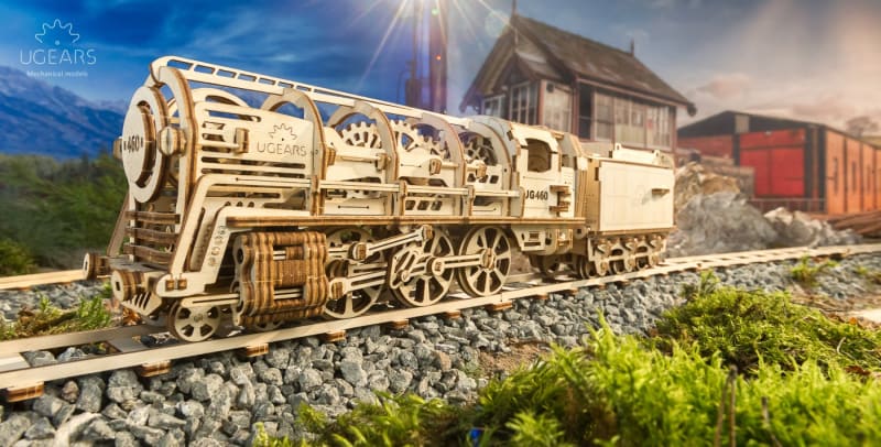 Steam Locomotive with Tender